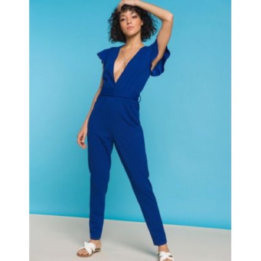 Navy blue jump suit ***WORN ONCE***